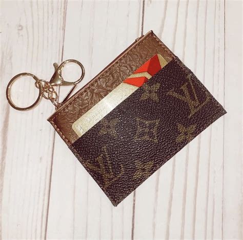 faux louis vuitton keychain wallet